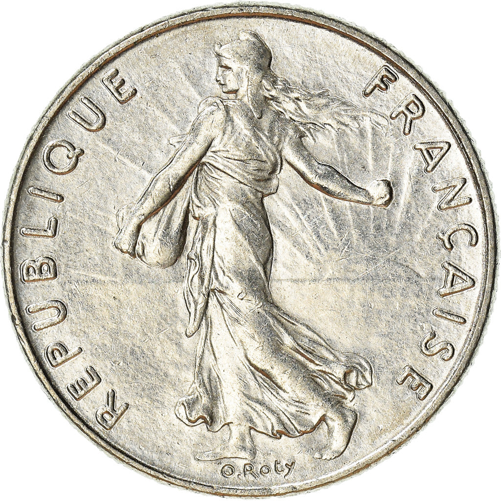 Monnaie, France, 1/2 Franc, 1983