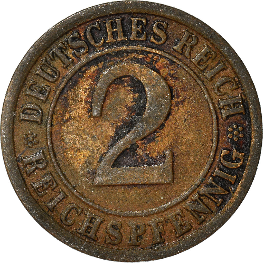 Coin, GERMANY, WEIMAR REPUBLIC, 2 Reichspfennig, 1925