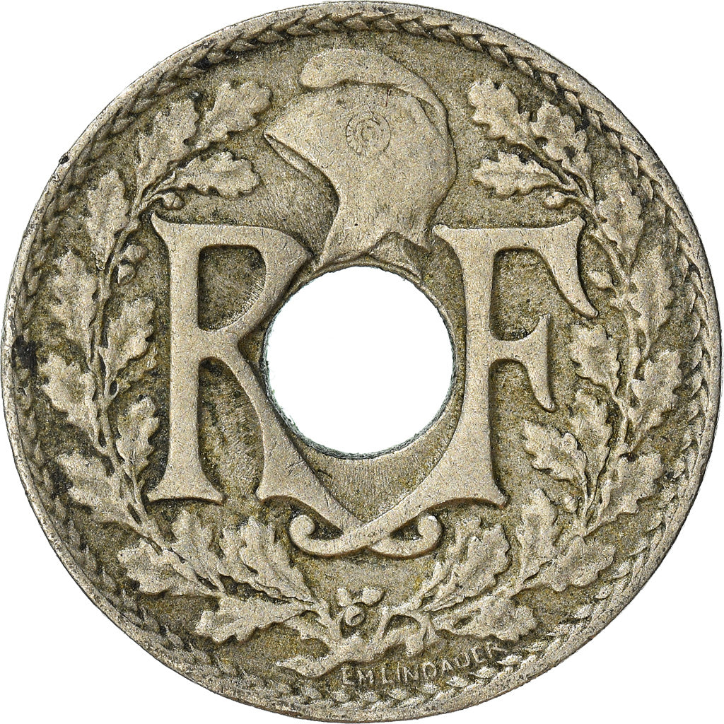 Coin, France, 10 Centimes, 1919