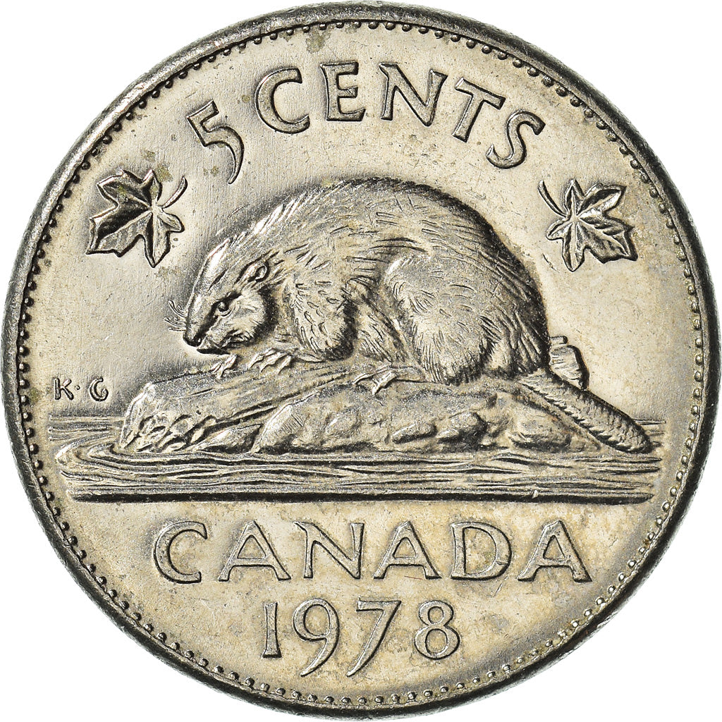 Moneta, Canada, 5 Cents, 1978