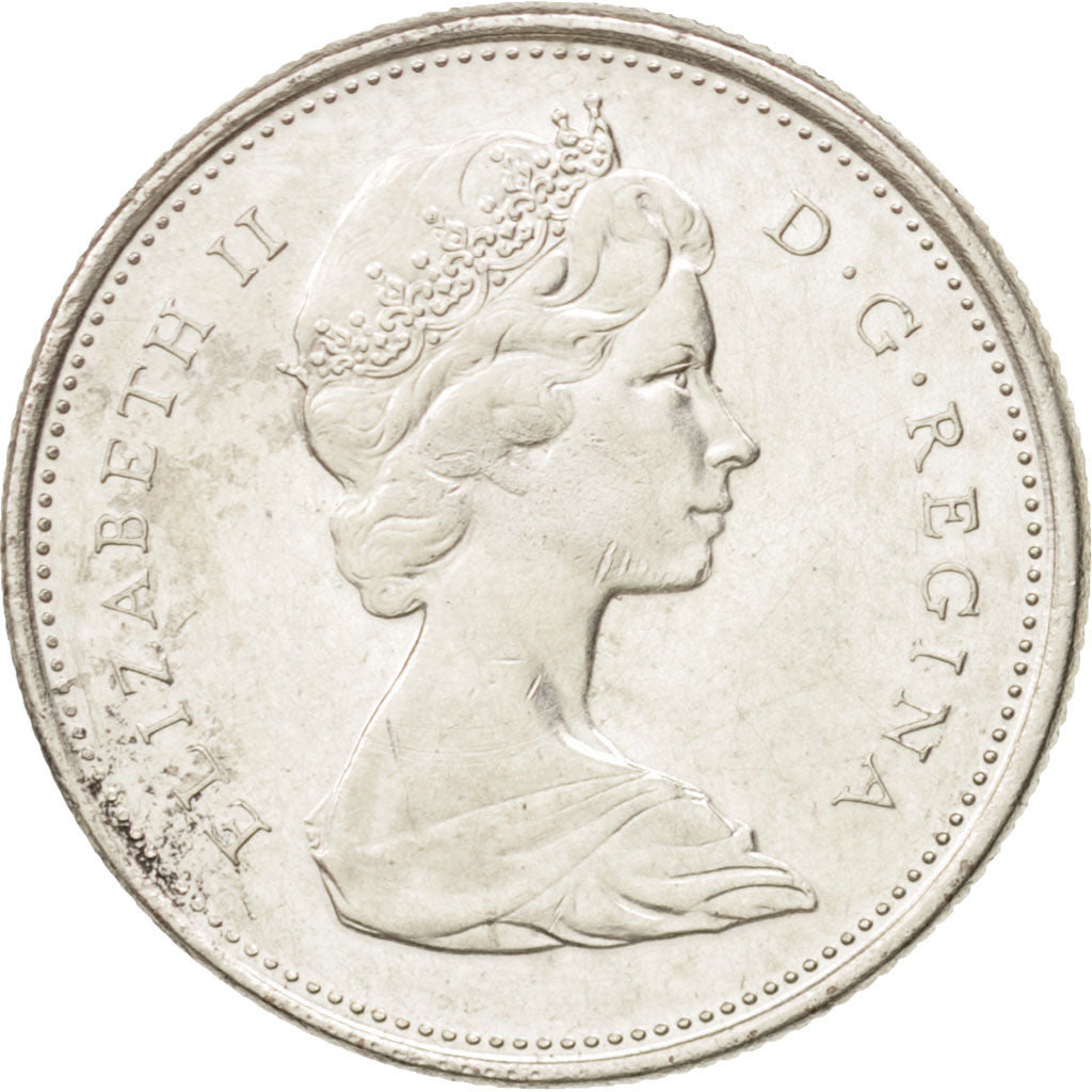 Coin, Canada, Elizabeth II, 25 Cents, 1967, Royal Canadian Mint, Ottawa