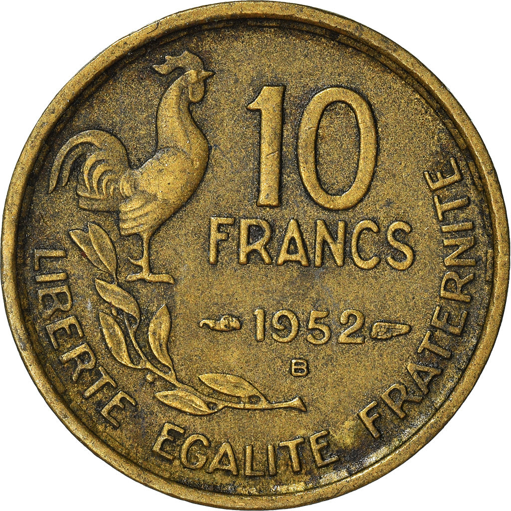 Moneta, Francia, 10 Francs, 1952