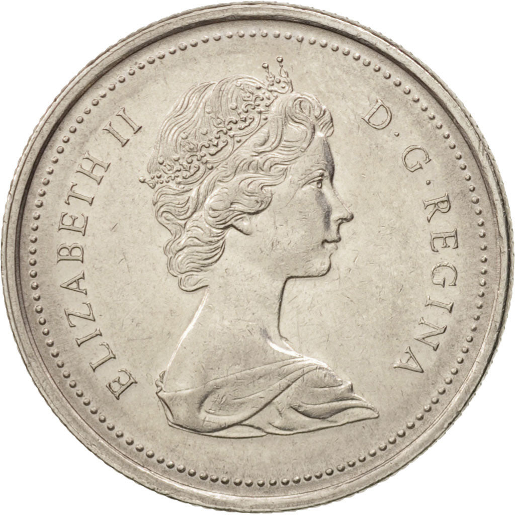 Canada, Elizabeth II, 25 Cents, 1973, Royal Canadian Mint, Ottawa, EF(40-45)