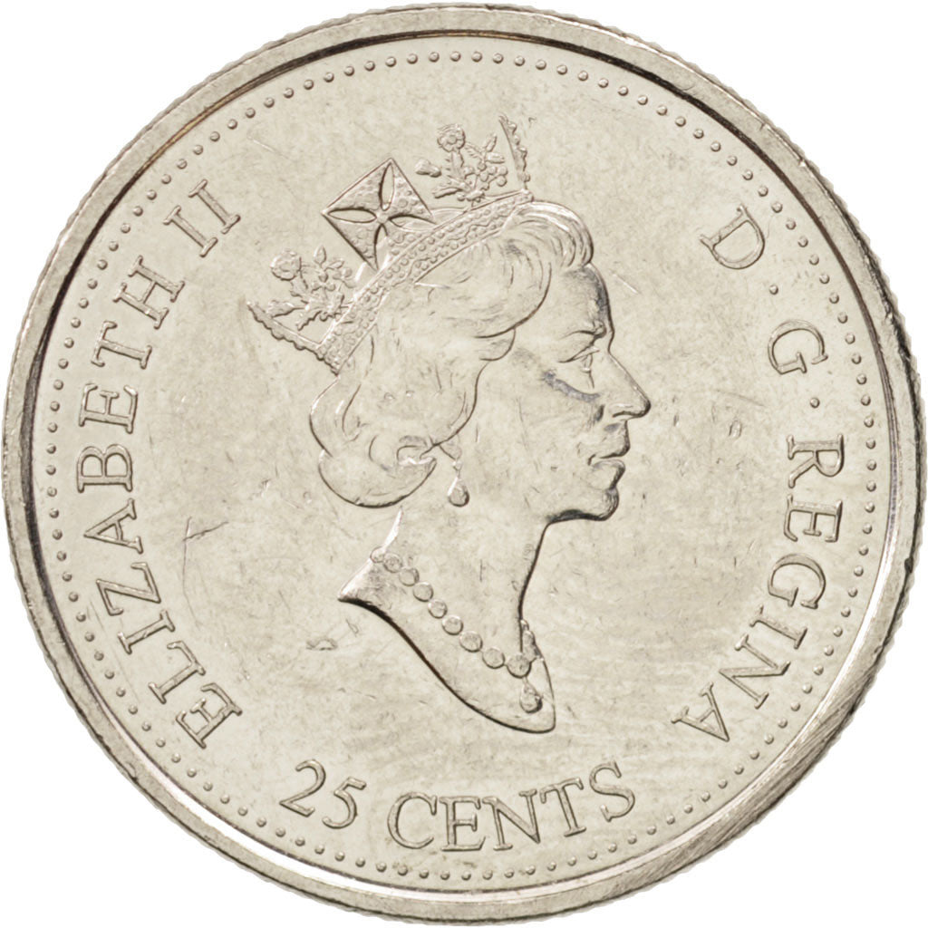 Canada, Elizabeth II, 25 Cents, 1999, Royal Canadian Mint, Ottawa, EF(40-45)
