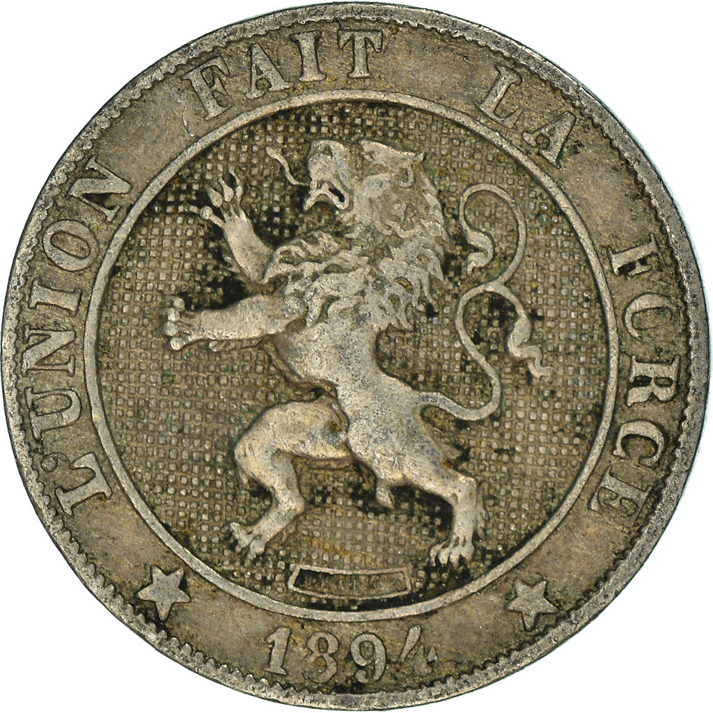Coin, Belgium, 5 Centimes, 1894