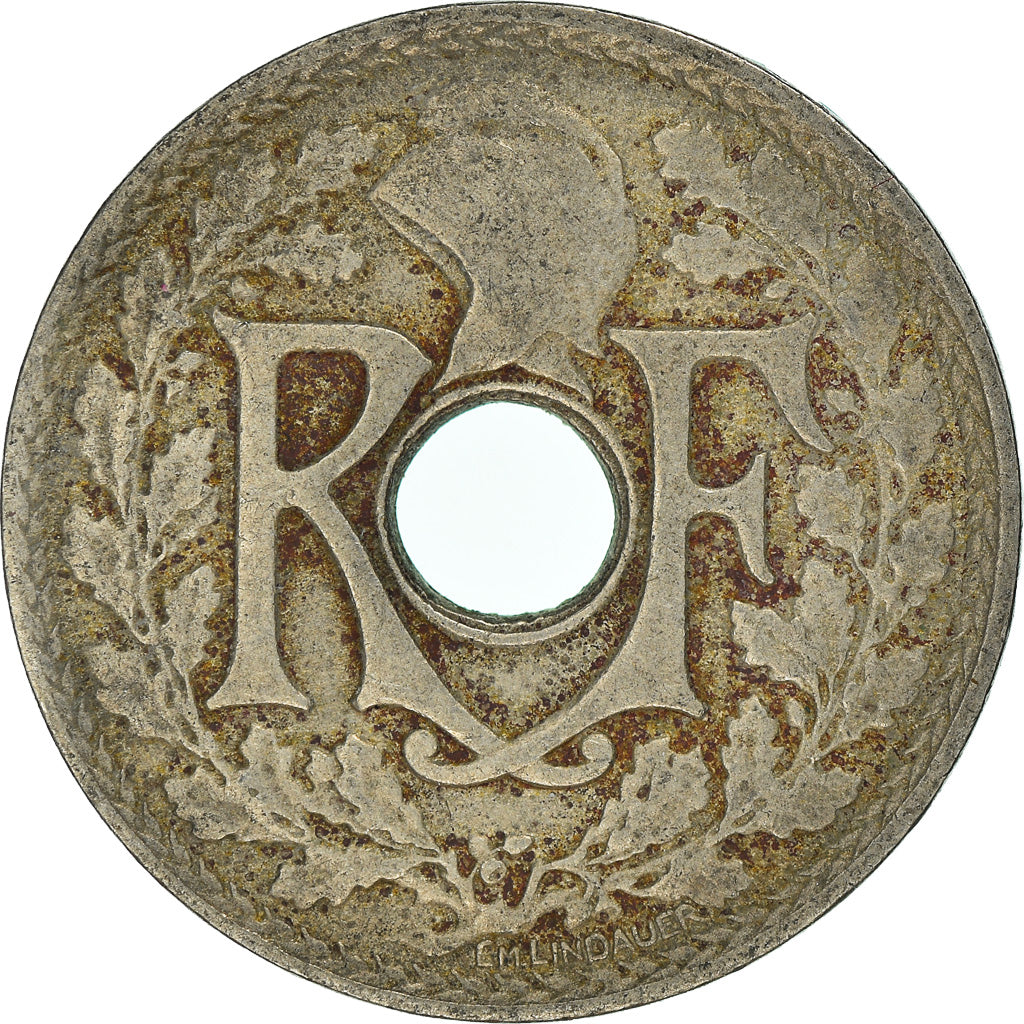 Munten, Frankrijk, 25 Centimes, 1920