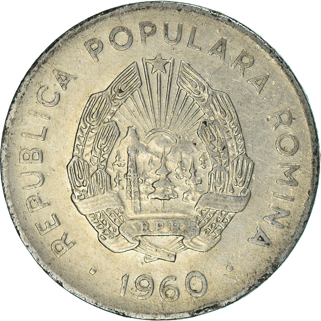 Coin, Romania, 25 Bani, 1960