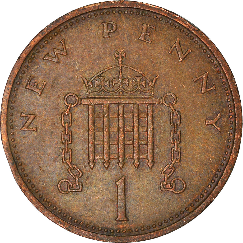 Coin, Great Britain, New Penny, 1971