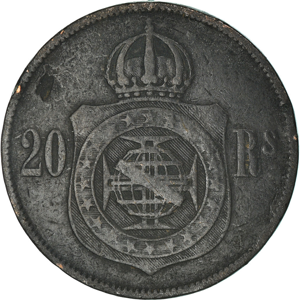 Monnaie, Brésil, 20 Reis, Undated