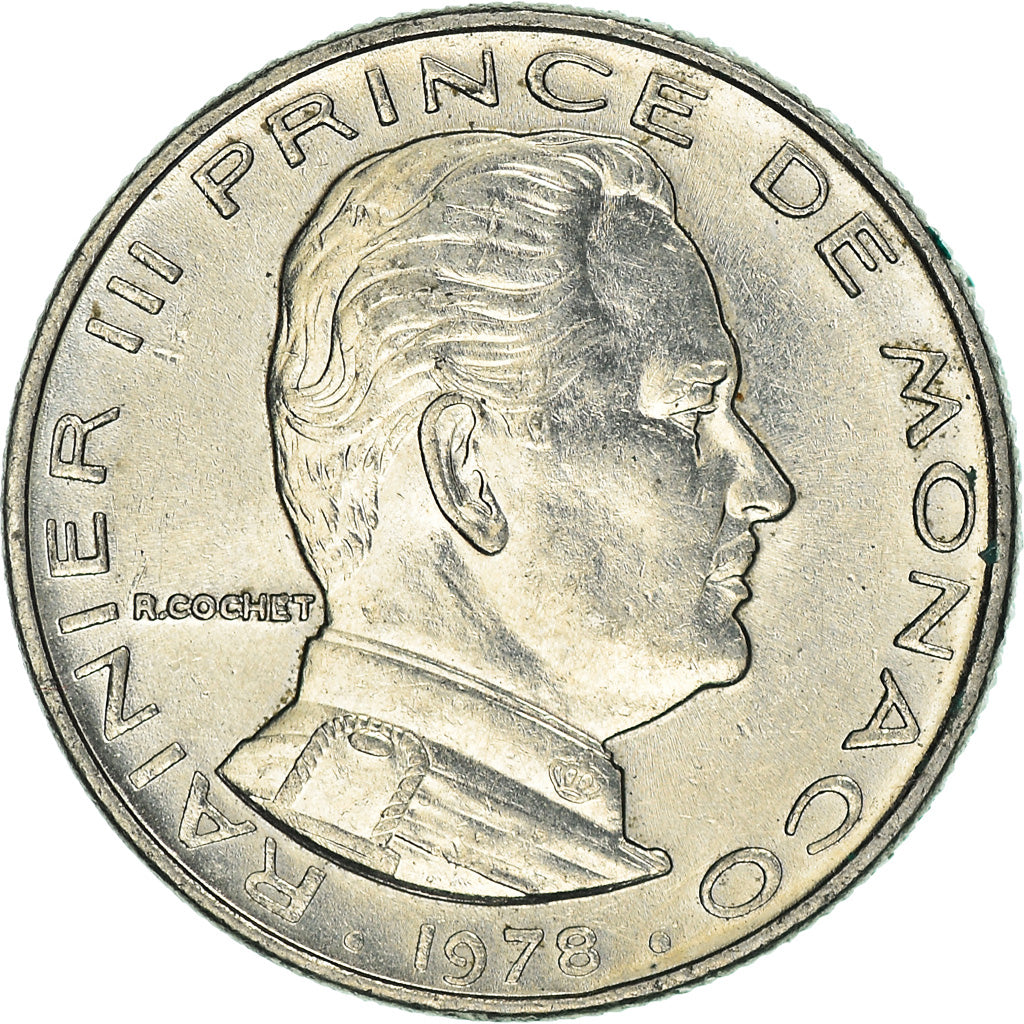 Moneta, Monaco, 1/2 Franc, 1978