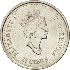 Coin, Canada, Elizabeth II, 25 Cents, 2000, Royal Canadian Mint, Ottawa