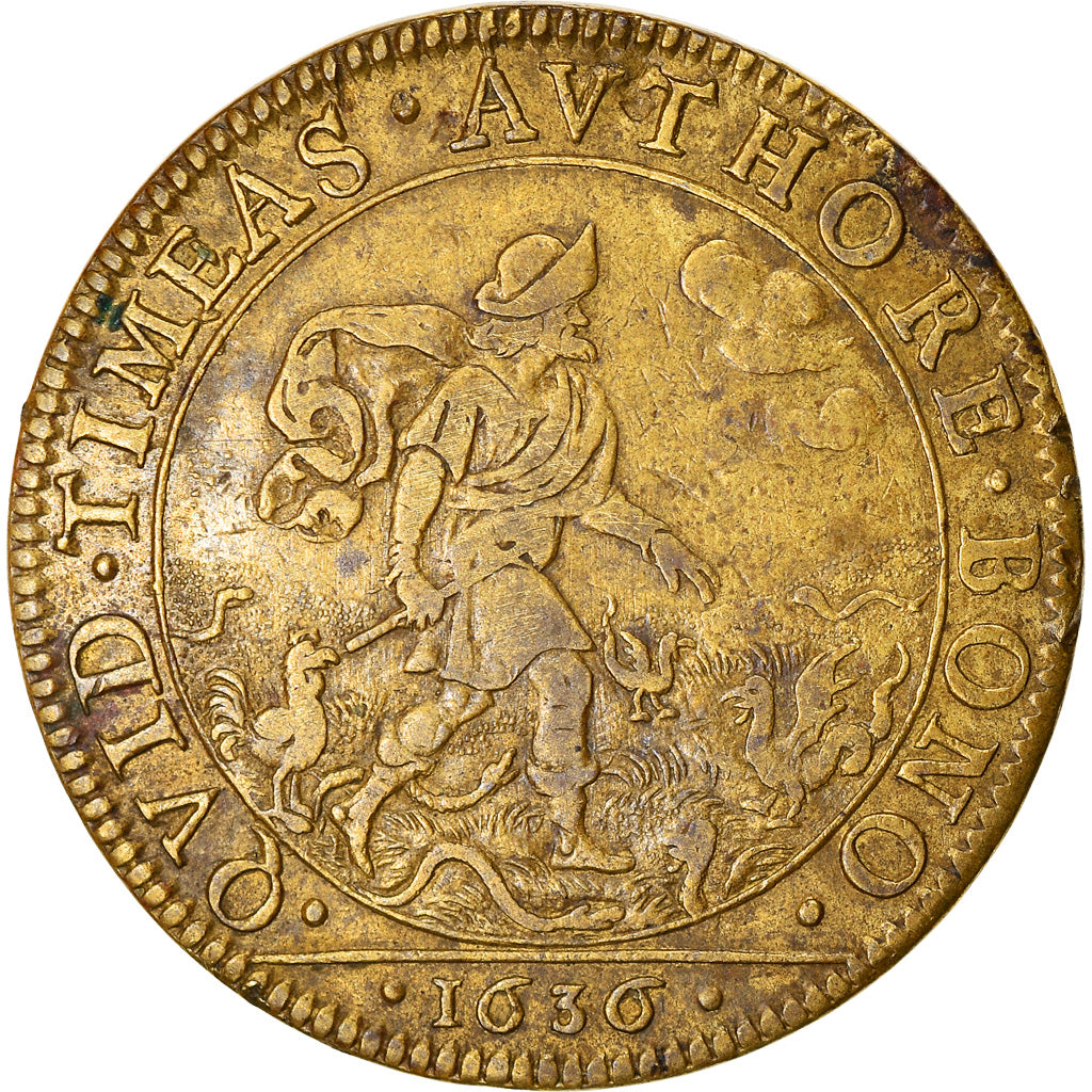 France, Token, Royal, Maires de Dijon, François Moreau, History, 1636