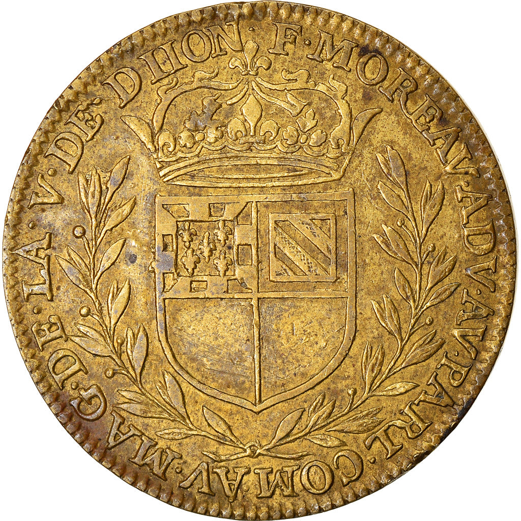 France, Token, Royal, Maires de Dijon, François Moreau, History, 1636
