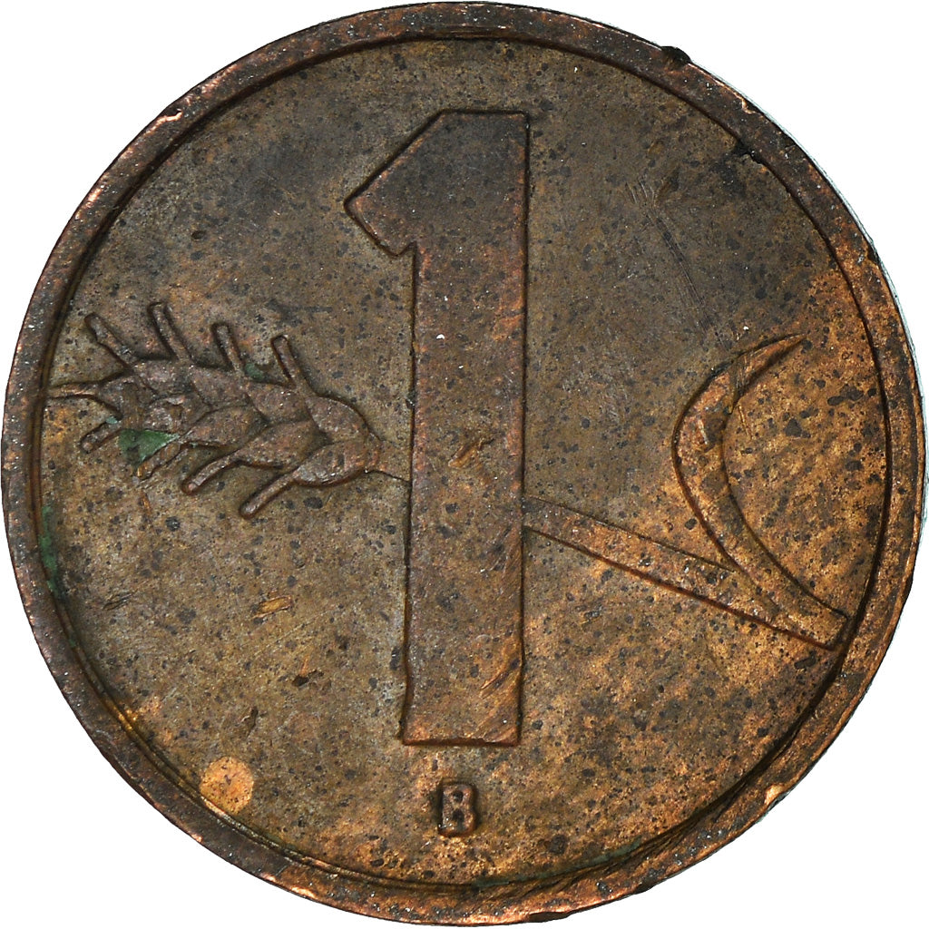 Münze, Schweiz, Rappen, 1953