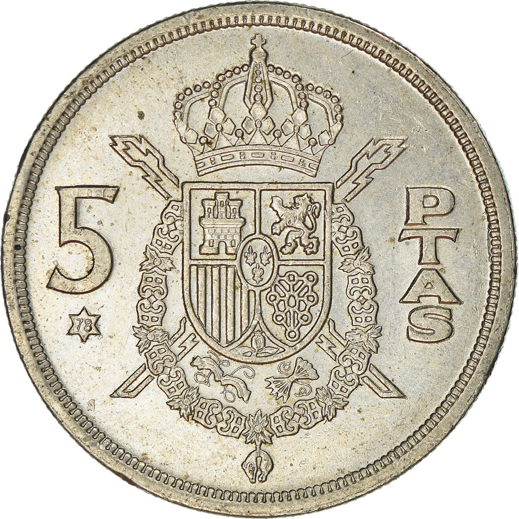 Moeda, Espanha, 5 Pesetas