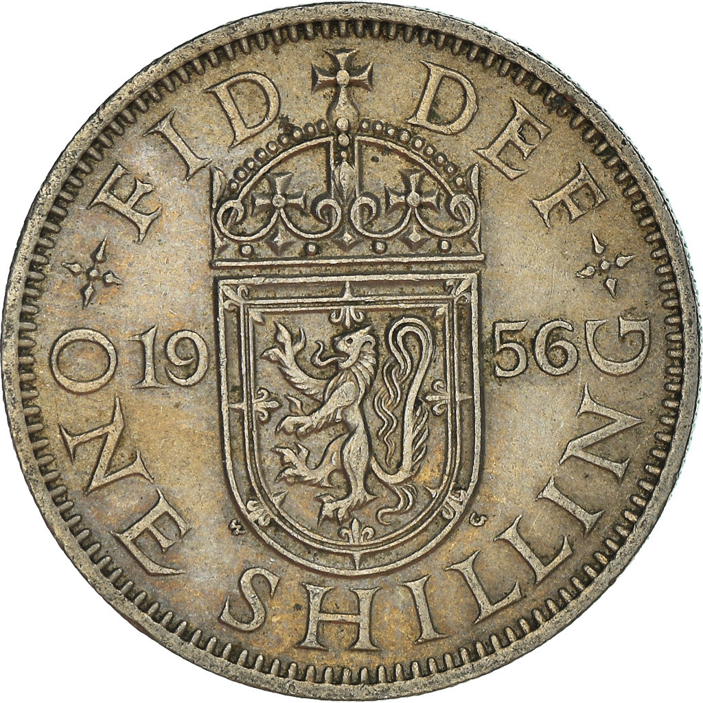 Monnaie, Grande-Bretagne, Shilling, 1956