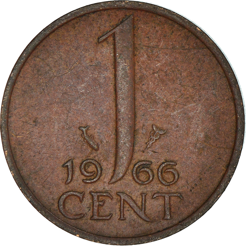 Münze, Niederlande, Cent, 1966