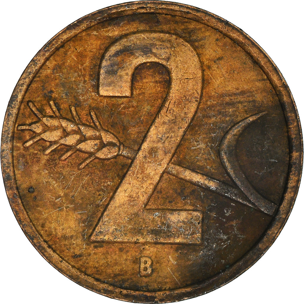 Monnaie, Suisse, 2 Rappen, 1951