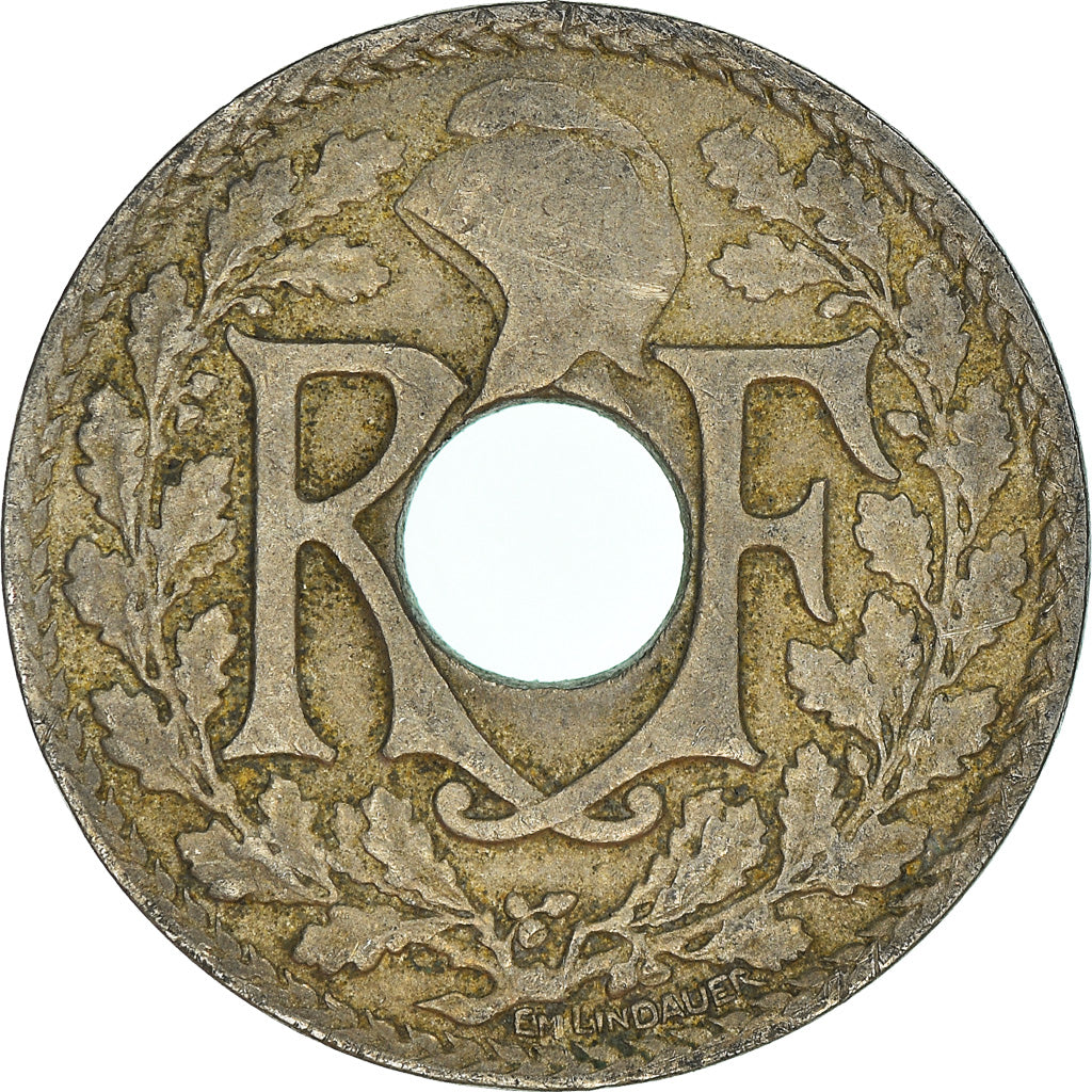 Munten, Frankrijk, 25 Centimes, 1921