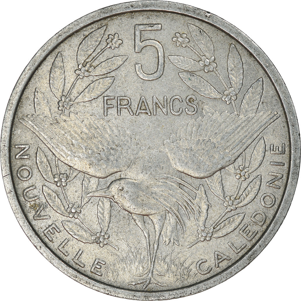 Moneta, Nowa Kaledonia, 5 Francs, 1952