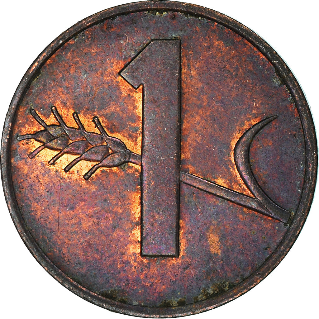 Moneda, Suiza, Rappen, 1970