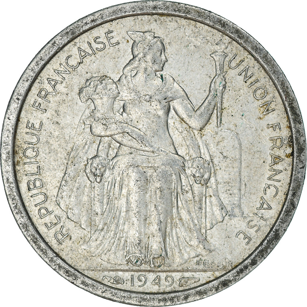Moneta, OCEANIA FRANCUSKA, Franc, 1949