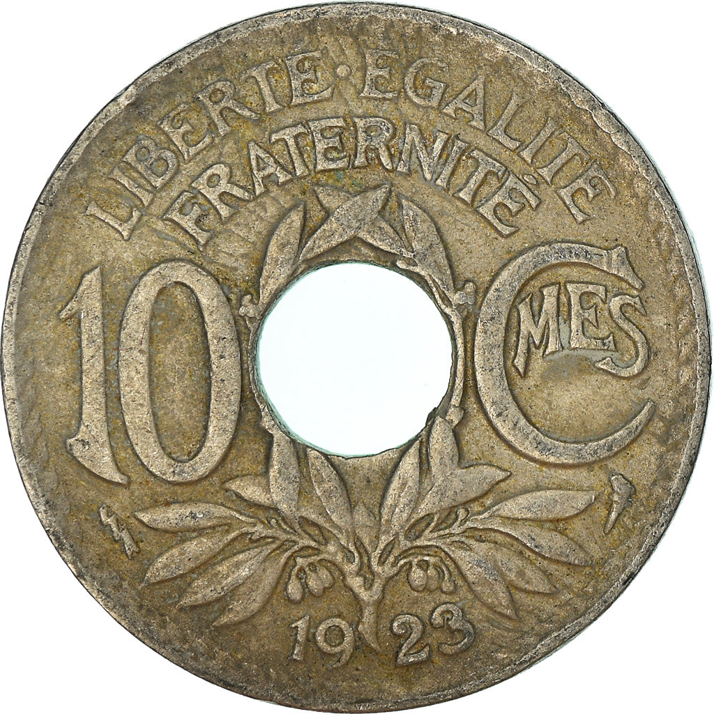 Moneta, Francia, 10 Centimes, 1923