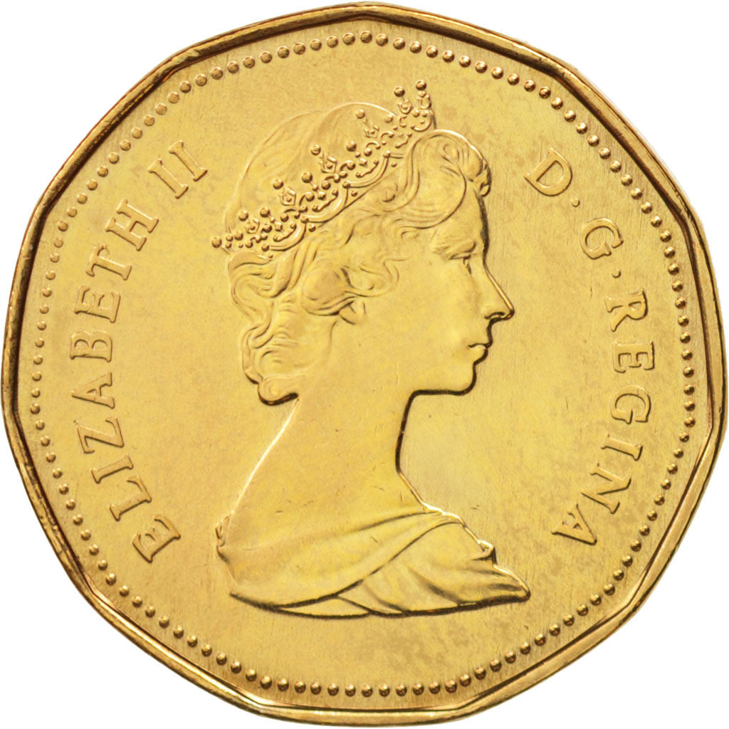 Coin, Canada, Elizabeth II, Dollar, 1987, Royal Canadian Mint, Ottawa