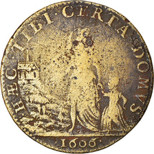 France, Token, Royal, Henri IV, Baptême du Dauphin Louis XIII - Fontainebleau