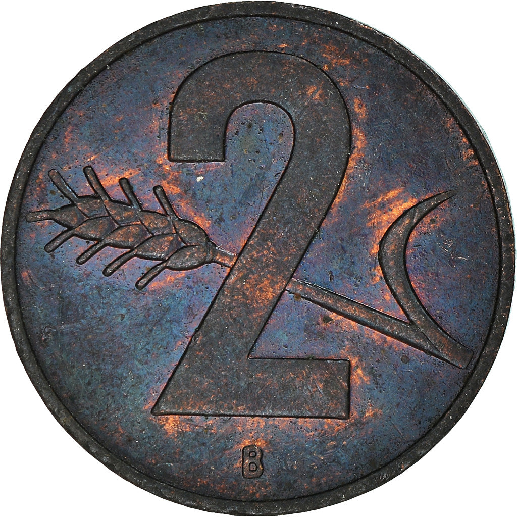 Moneta, Svizzera, 2 Rappen, 1963
