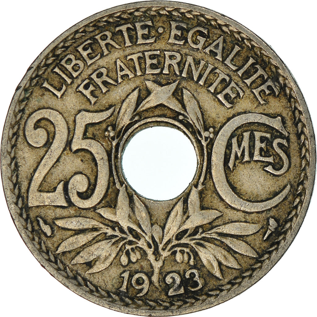 Moeda, França, 25 Centimes, 1923