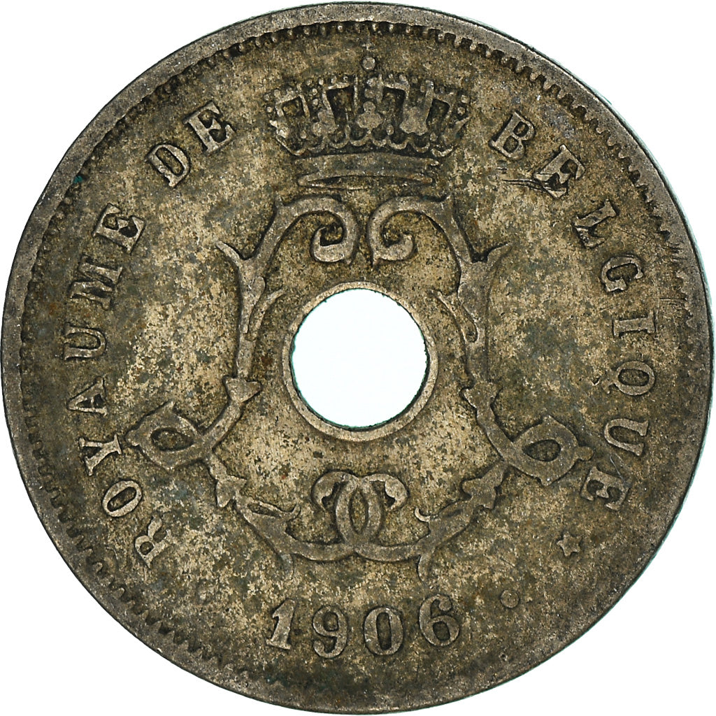 Moeda, Bélgica, 5 Centimes, 1906