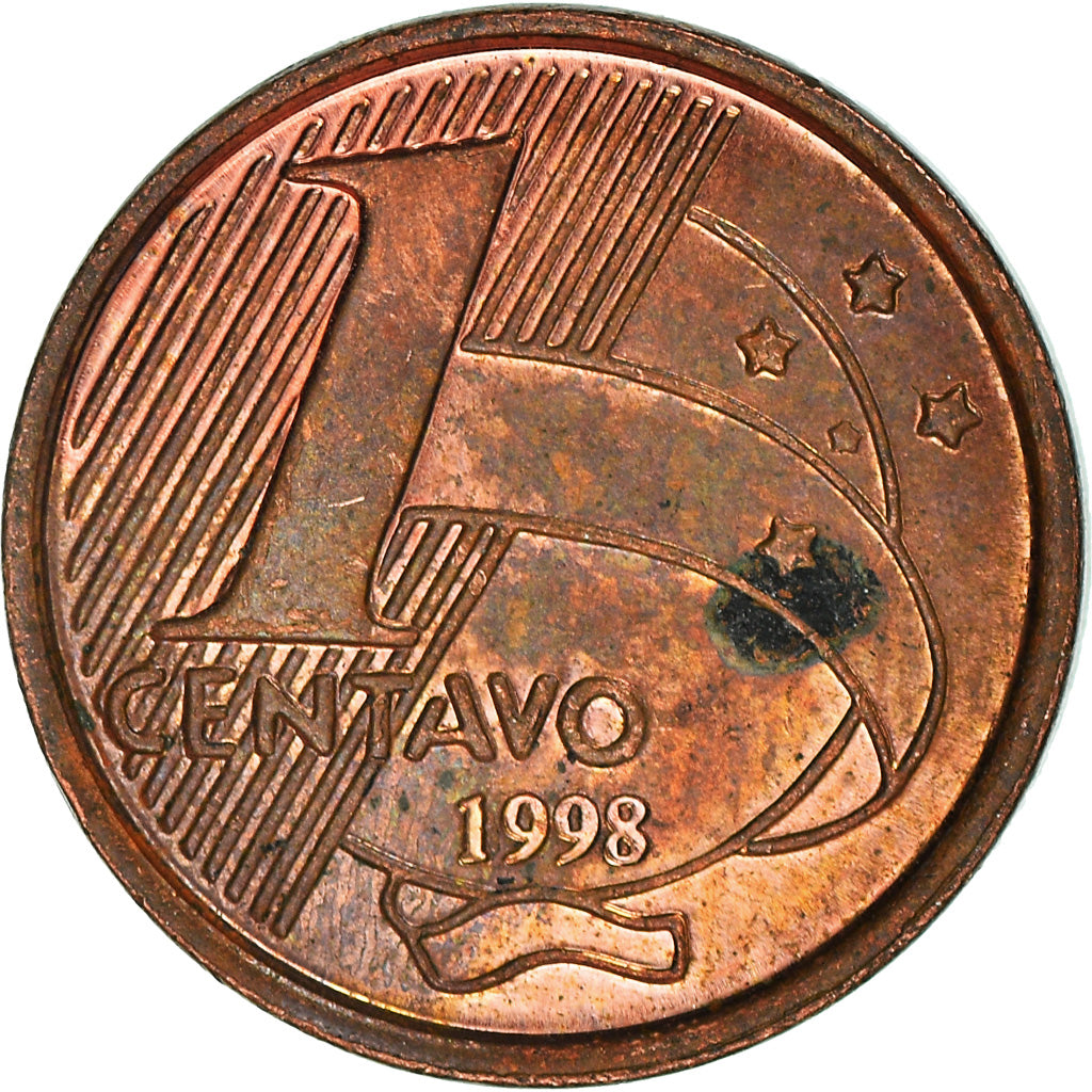 Moeda, Brasil, Centavo, 1998