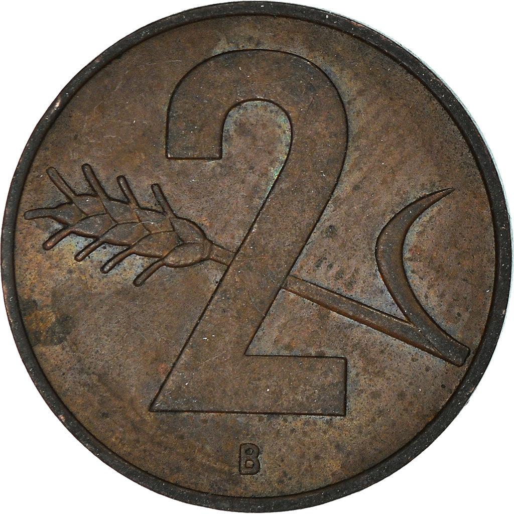 Münze, Schweiz, 2 Rappen, 1963