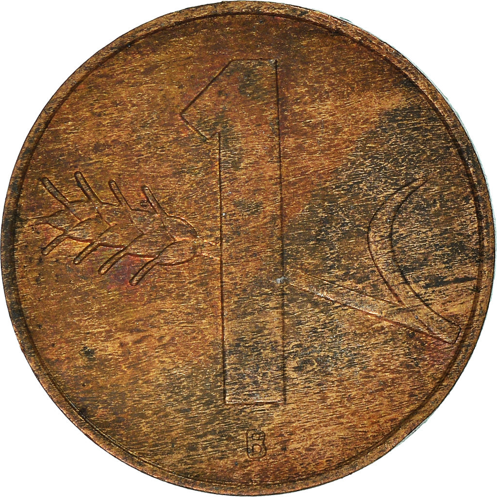 Münze, Schweiz, Rappen, 1957