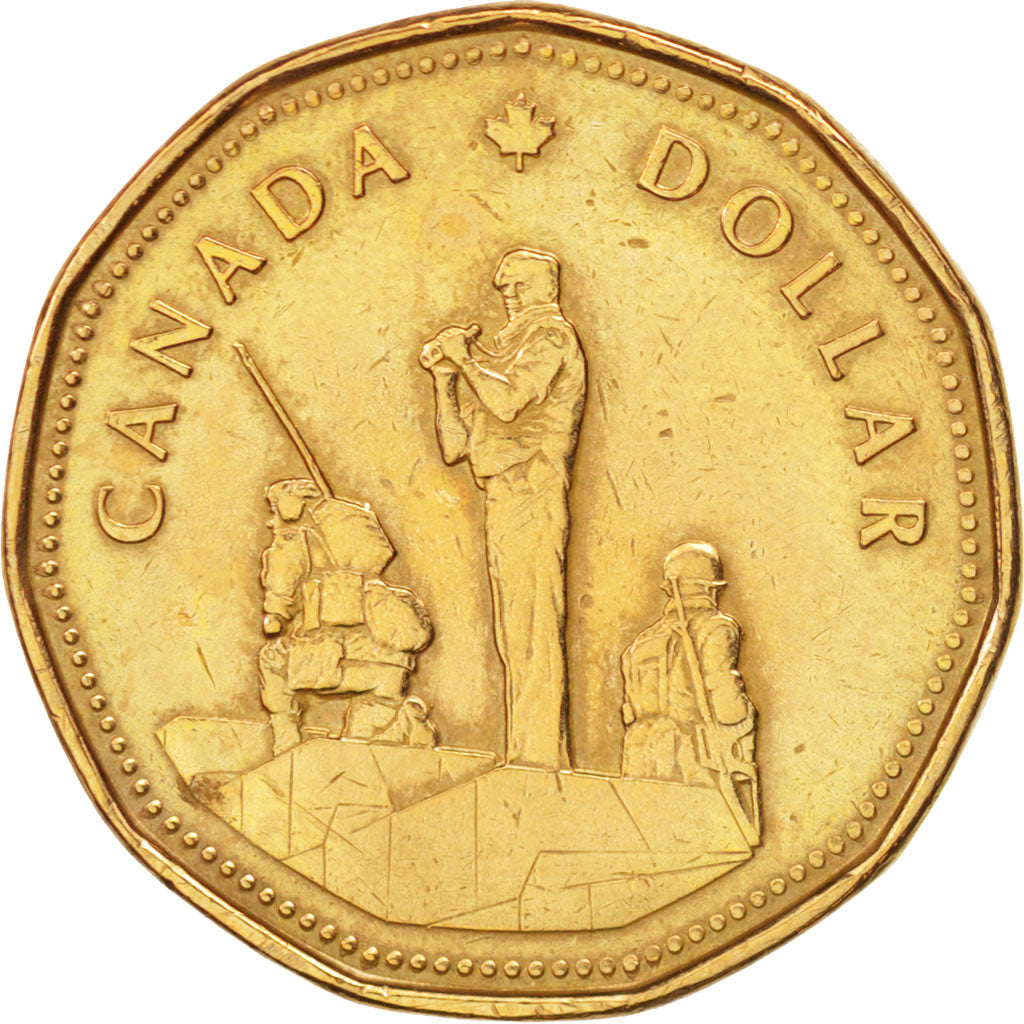 Moneda, Canadá, Elizabeth II, Dollar, 1995, Royal Canadian Mint, Ottawa, MBC