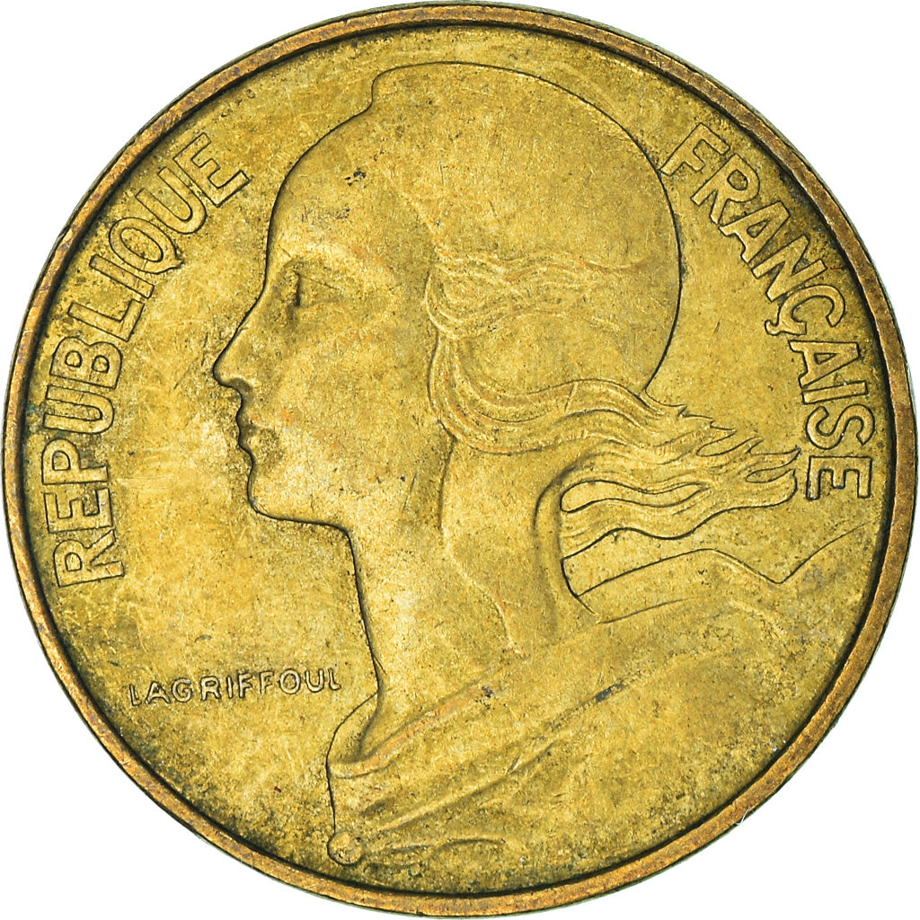 Moneta, Francia, 10 Centimes, 1973