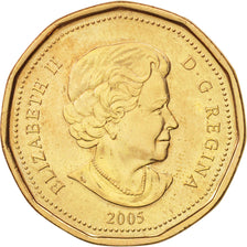 Canada, Elizabeth II, Dollar, 2005, Royal Canadian Mint, AU(55-58)