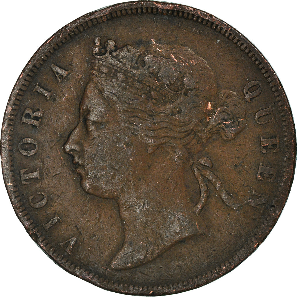 Moneta, Straits Settlements, Cent, 1877