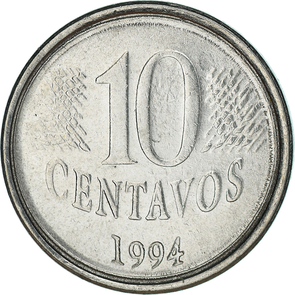 Munten, Brazilië, 10 Centavos, 1994