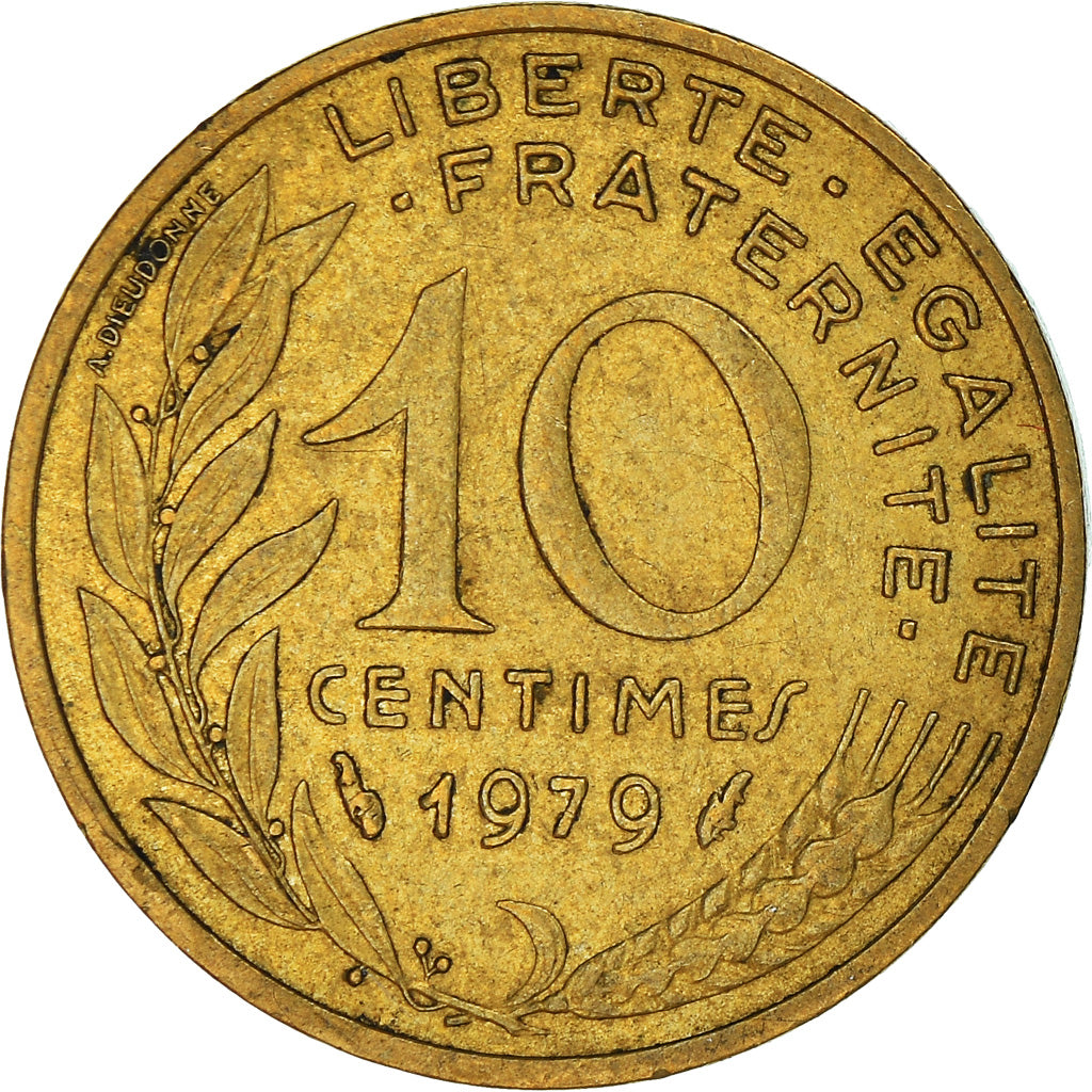 Coin, France, 10 Centimes, 1979