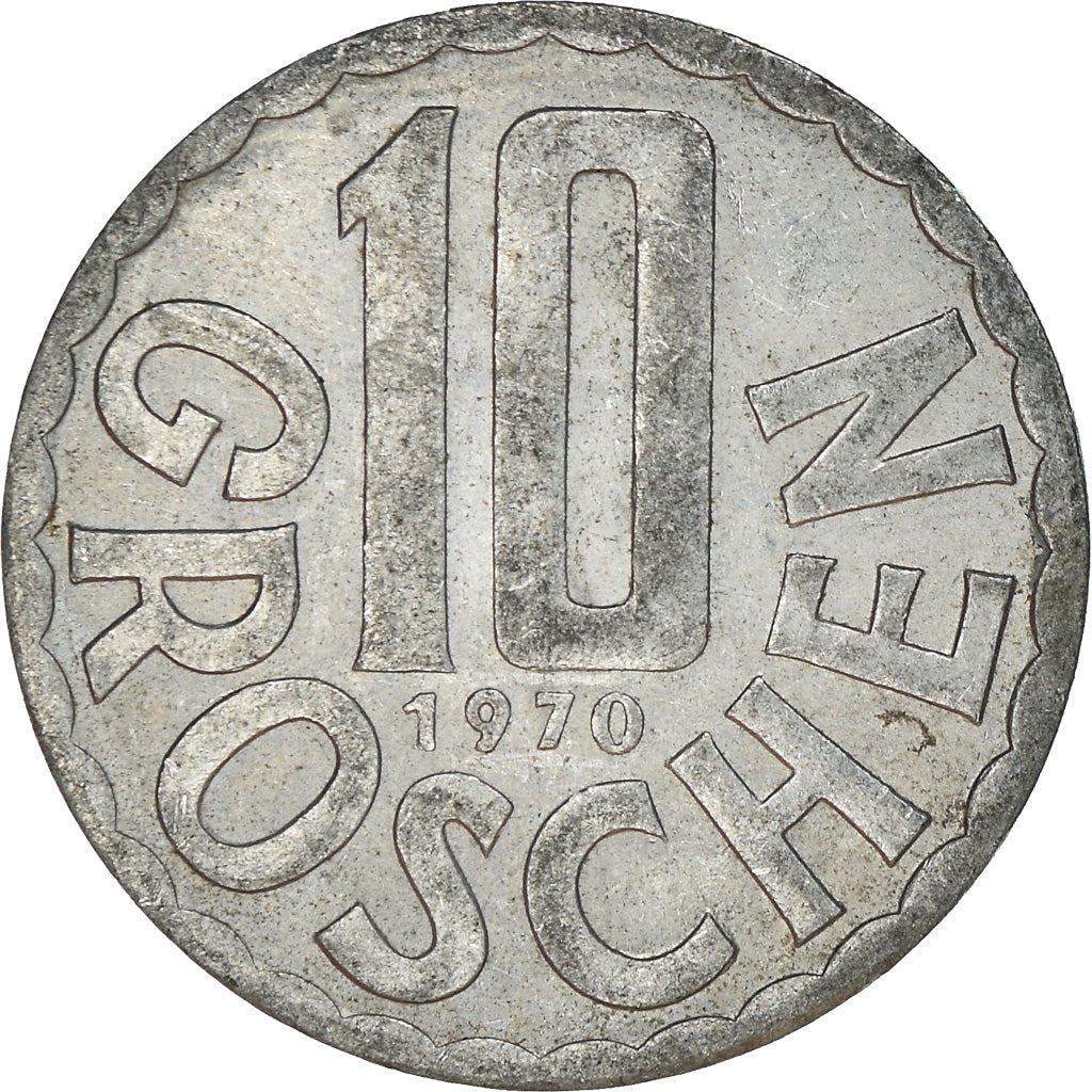 Coin, Austria, 10 Groschen, 1970
