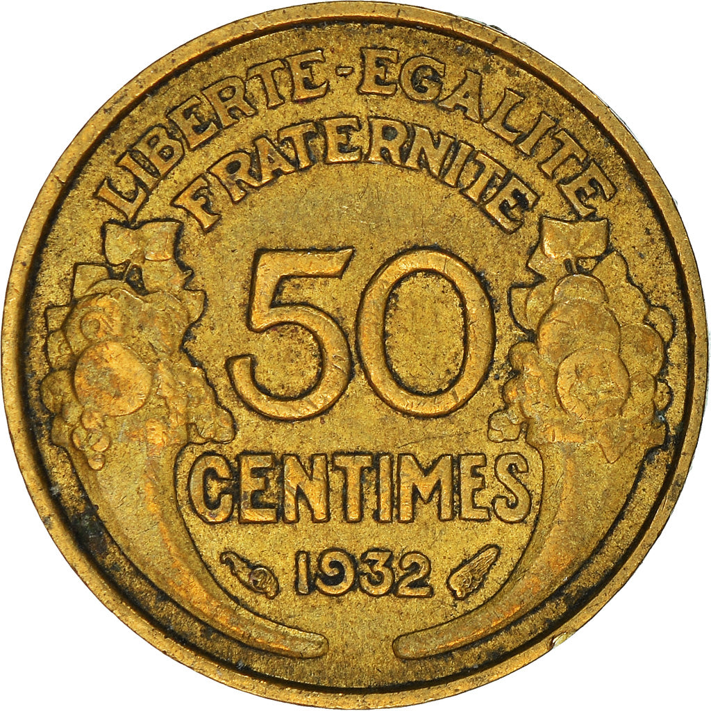Moneda, Francia, 50 Centimes, 1932