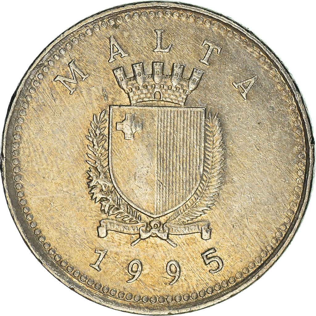 Moneta, Malta, 2 Cents, 1995