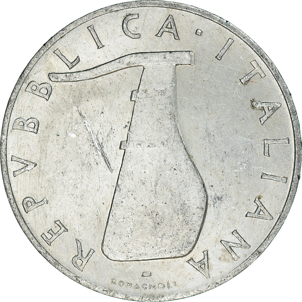 Moeda, Itália, 5 Lire, 1953
