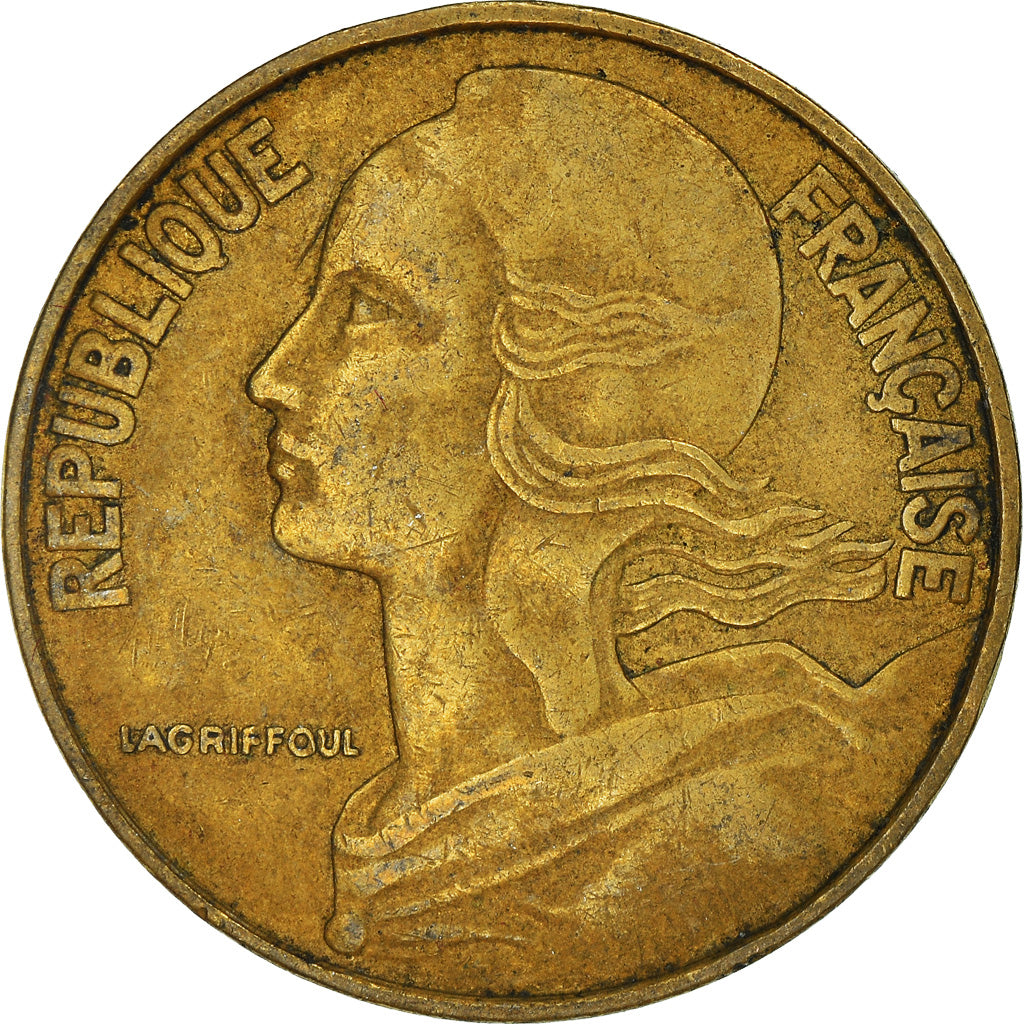 Coin, France, 20 Centimes, 1963