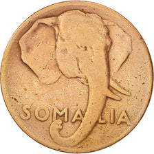 Somalia, 10 Centesimi, 1950, F(12-15), Copper, KM:3