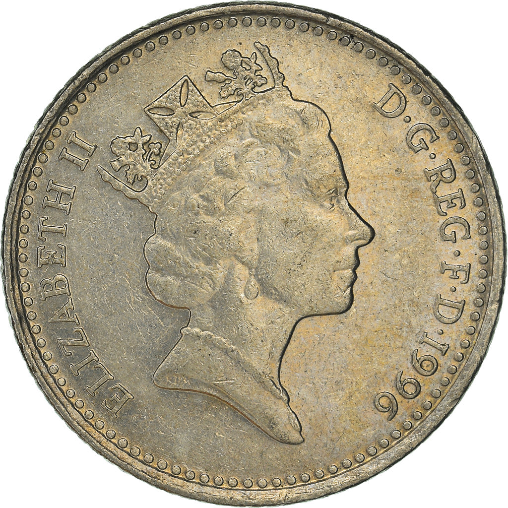 Moeda, Grã-Bretanha, 10 Pence, 1996