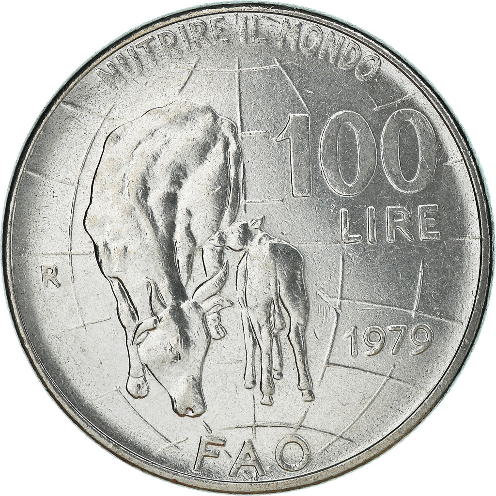Moneda, Italia, 100 Lire, 1979