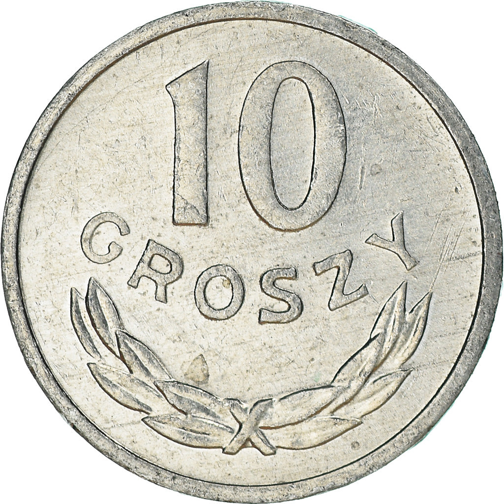 Moeda, Polónia, 10 Groszy, 1980